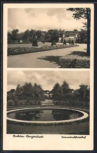 AK Bochum-Langendreer, Kommunalfriedhof, Brunnen