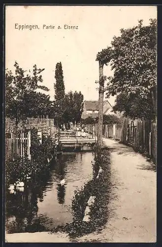 AK Eppingen, Partie a. Elsenz