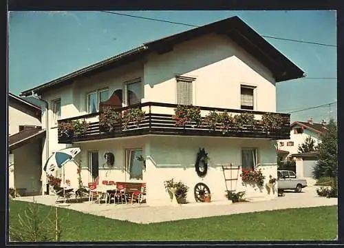 AK Inzell /Obb., Hotel Haus Bergfrieden, Rauschbergstrasse 44