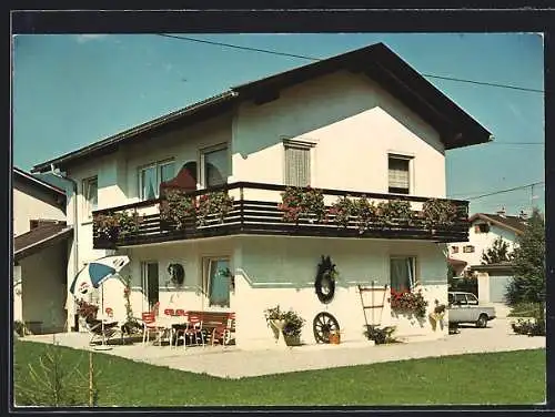 AK Inzell /Obb., Hotel Haus Bergfrieden, Rauschbergstrasse 44