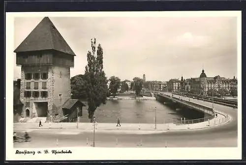 AK Konstanz a. B., Rheinbrücke