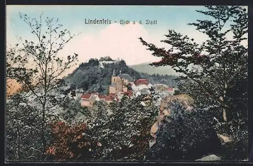 AK Lindenfels, Blick auf den Ort