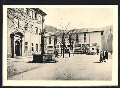 AK Heidelberg, Alte und neue Universität mit Brunnen