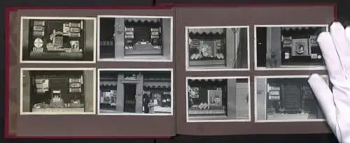Fotoalbum mit 54 Fotografien, Ansicht Delitzsch, Löwen-Apotheke in der Breite Strasse 15, Inh. A. Schunke, 
