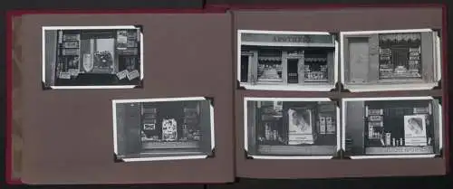 Fotoalbum mit 54 Fotografien, Ansicht Delitzsch, Löwen-Apotheke in der Breite Strasse 15, Inh. A. Schunke, 