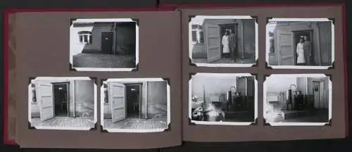 Fotoalbum mit 54 Fotografien, Ansicht Delitzsch, Löwen-Apotheke in der Breite Strasse 15, Inh. A. Schunke, 