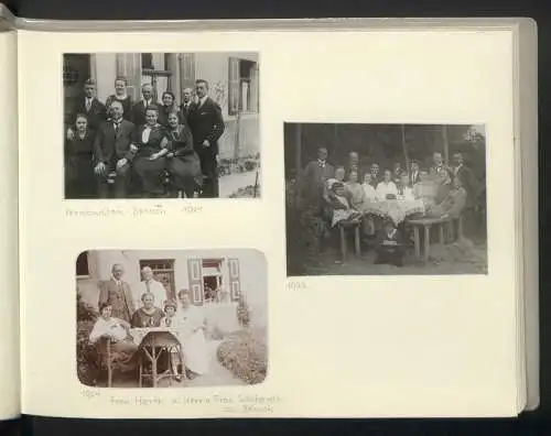 Fotoalbum mit 110 Fotografien, Hans Hertlein AG Fahrrad - & Maschinen-Fabrik Dresden, Hochrad, Radfahrclub, Orden