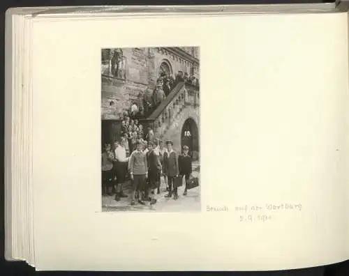 Fotoalbum mit 110 Fotografien, Hans Hertlein AG Fahrrad - & Maschinen-Fabrik Dresden, Hochrad, Radfahrclub, Orden