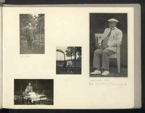 Fotoalbum mit 110 Fotografien, Hans Hertlein AG Fahrrad - & Maschinen-Fabrik Dresden, Hochrad, Radfahrclub, Orden