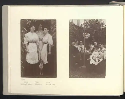 Fotoalbum mit 110 Fotografien, Hans Hertlein AG Fahrrad - & Maschinen-Fabrik Dresden, Hochrad, Radfahrclub, Orden