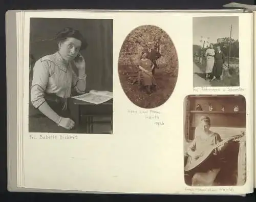 Fotoalbum mit 110 Fotografien, Hans Hertlein AG Fahrrad - & Maschinen-Fabrik Dresden, Hochrad, Radfahrclub, Orden