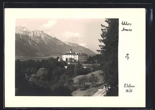 Foto-AK Adalbert Defner: Innsbruck, Schloss Ambras