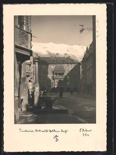 Foto-AK Adalbert Defner: Innsbruck, Goldenes Dachl