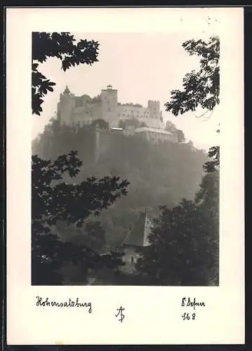 Foto-AK Adalbert Defner: Salzburg, Festung Hohensalzburg