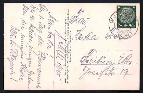 AK Würtingen /Reutlingen, Gasthaus zum Hirsch v. H. Brendle, Totalansicht vom Flugzeug aus