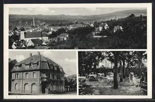 AK Lörrach-Stetten, Gasthaus zum grünen Baum, Inh. Otto Müller