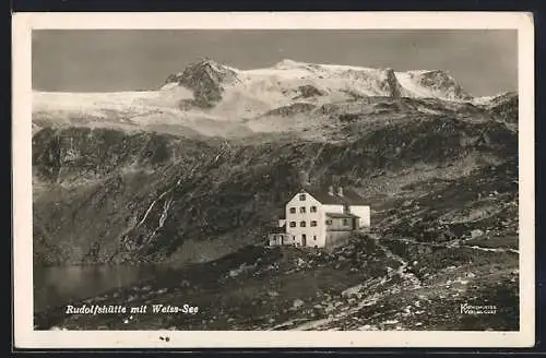 AK Rudolfshütte mit Weiss-See