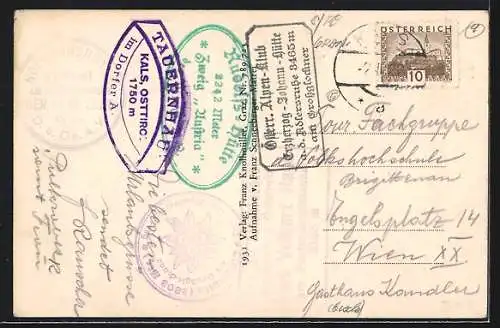 AK Rudolfshütte mit Weiss-See