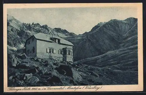 AK Tübinger Hütte im Ganeratal Montafon
