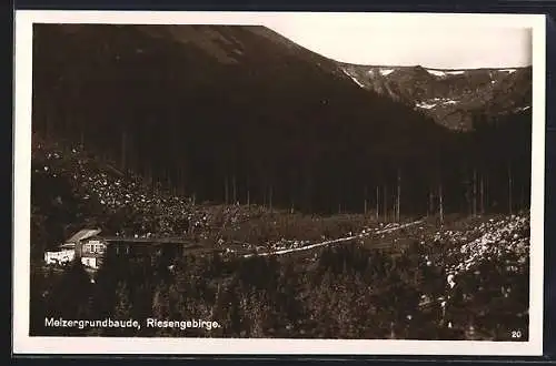 AK Melzergrundbaude im Riesengebirge