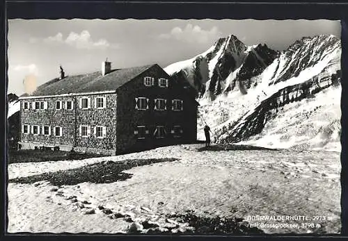 AK Oberwalderhütte mit Grossglockner