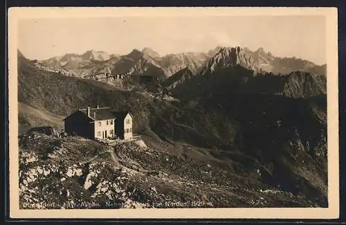 AK Nebelhornhaus von Norden