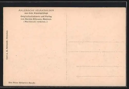 AK Prinz Heinrich-Baude im Riesengebirge