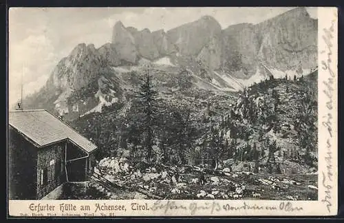 AK Erfurter Hütte am Achensee in Tirol