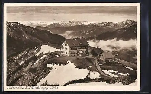 AK Rotwandhaus, Berghütte b. Schliersee d. Alpenver. Sekt. T. A. K. Mchn.