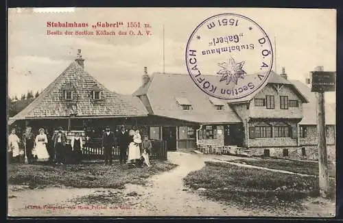 AK Berghütte Stubalmhaus Gaberl