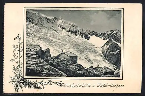 AK Warnsdorferhütte, Berghütte am Krimmlerkees