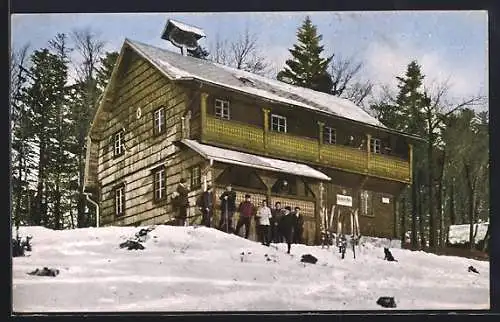 AK Berndorferhütte auf dem Hohe Mandling