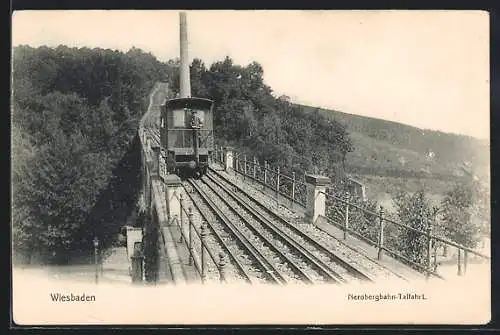 AK Wiesbaden, Nerobergbahn-Talfahrt