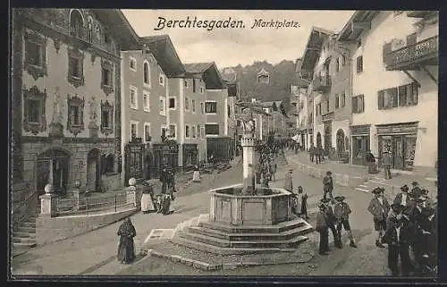 AK Berchtesgaden, Marktplatz