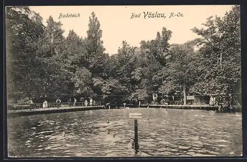 AK Bad Vöslau, Blick ins Bad