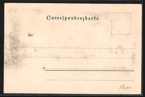 Lithographie Spitz, Felsformation Teufelsmauer, Turmspitze von St. Johann
