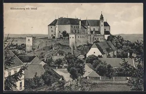 AK Albrechtsberg an der Grossen Krems, Blick auf das Schloss