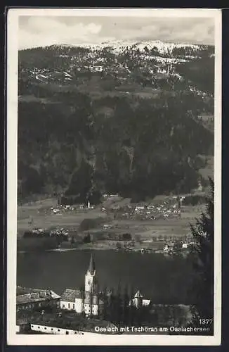 AK Ossiach, Panorama mit Ossiachersee