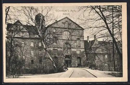 AK Cöthen i. Anh., Eingang vom Schloss