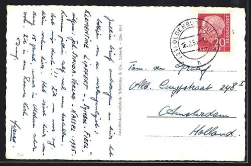 AK Oldenburg / O., Staatstheater, Bahnhof, Trollibus Wendestation