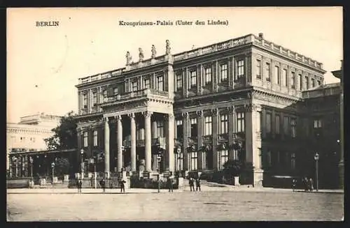 AK Berlin, Kronprinzen-Palais Unter den Linden