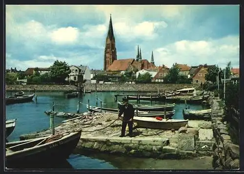 AK Schleswig an der Schlei, Holm mit St. Petri-Dom