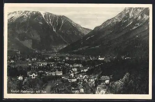 AK Reichenau, Kurort mit Rax