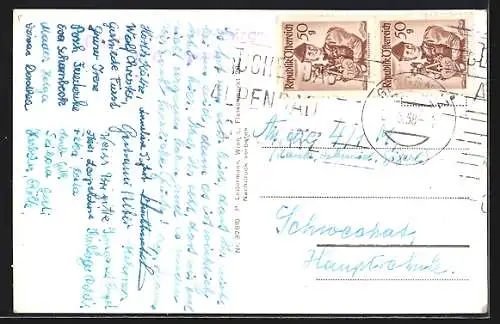 AK Raach /N.-Oe., Bundesschullandheim gegen Rax