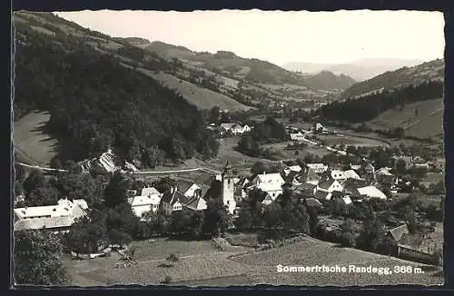 AK Randegg, Gesamtansicht, Luftbild