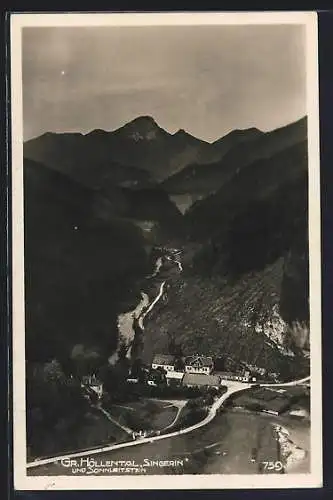 AK Singerin /Gr. Höllental, Gasthaus Singerin und Blick zum Sonnleitstein