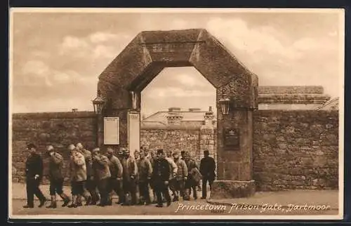 AK Princetown, Prison Gate Dartmoor-Gefängnis