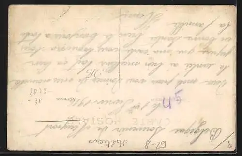 AK Männer mit Pferd beim Hufschmied