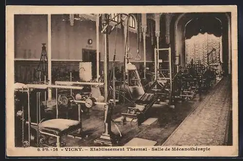 AK Vichy, Etablissement Thermal-Salle de Mécanothérapie, Badekultur