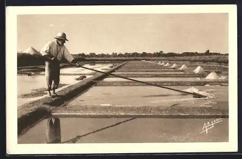 AK Ile d`Oleron, Marais Salants, Salzgewinnung